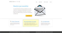Desktop Screenshot of newsletterdirectory.co